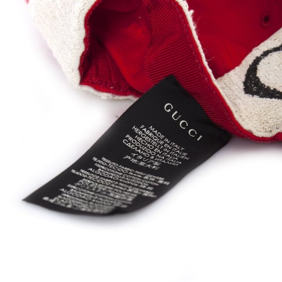Gucci Wrap Baseball Hat with Headband in Red new with dust bag - Picture 8 of 8